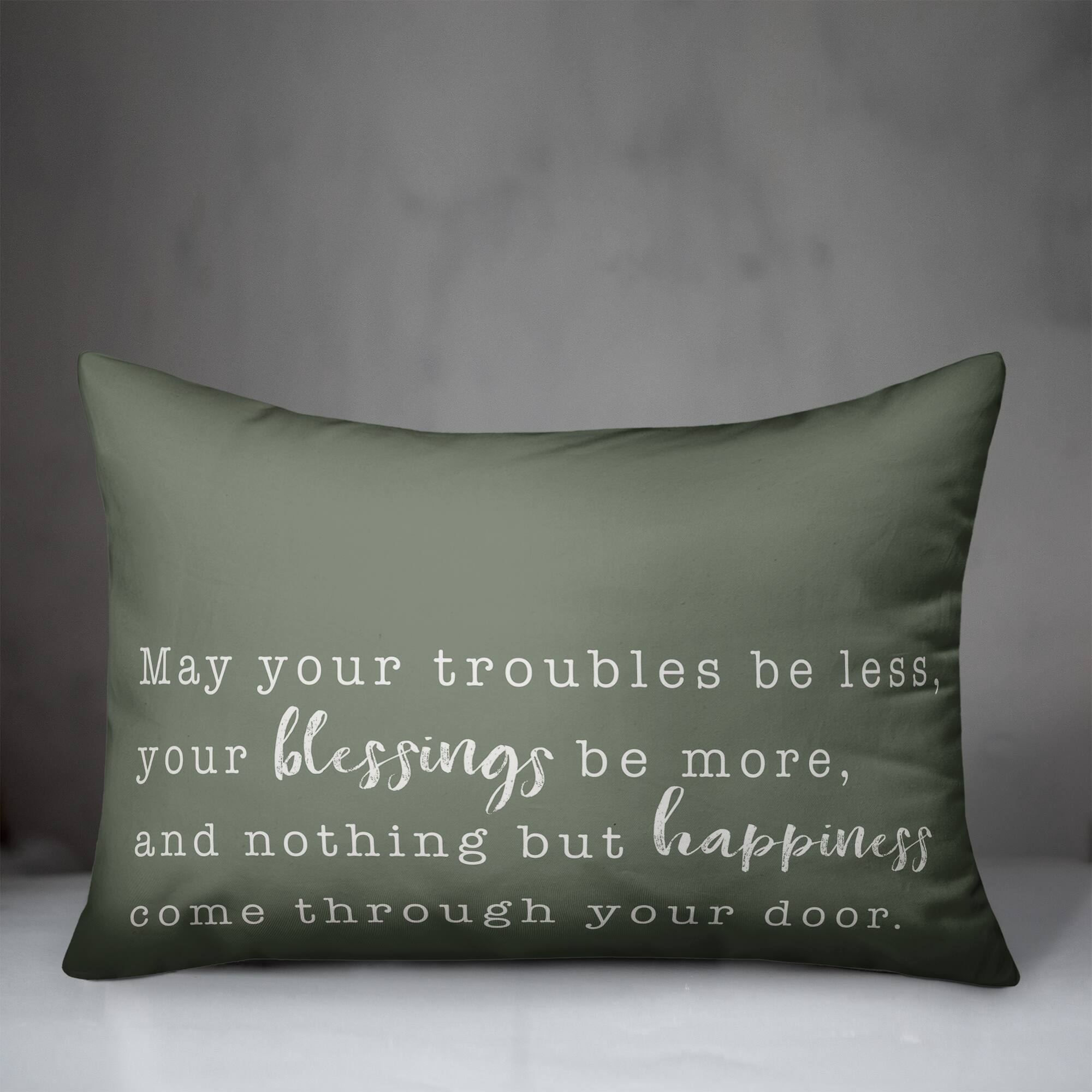 Blessings Be More Indoor/Outdoor Lumbar Pillow